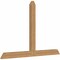 Ekena Millwork Portland Timber Gable Bracket, Western Red Cedar, 84"W x 56"H x 3 1/2"D x 5 1/2"F, 16/12 Pitch GBW084X56X0406POR00SWR - alternate 2